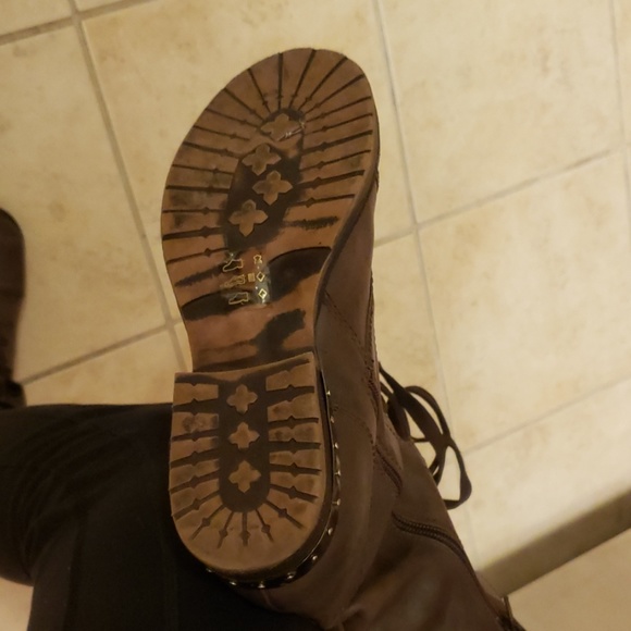 Steve Madden Combat Boots Dark brown boots - Picture 6 of 8